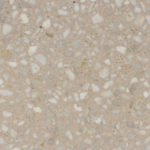 cream white terrazzo