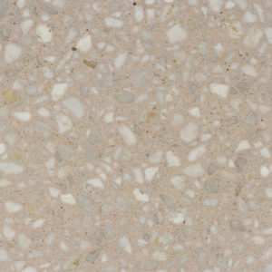 cream white terrazzo