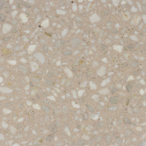 cream white terrazzo