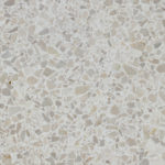 cream terrazzo white