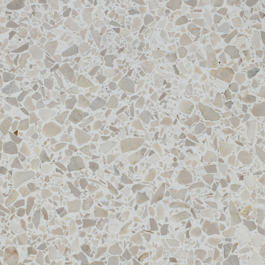 cream terrazzo white