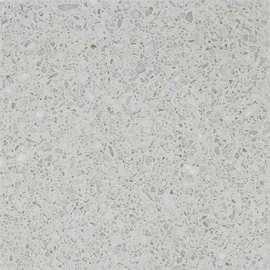 white small terrazzo