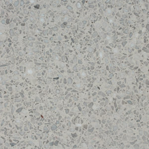 gray and white terrazzo