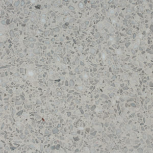 gray and white terrazzo