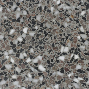 gray and brown terrazzo