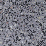 purple black white terrazzo