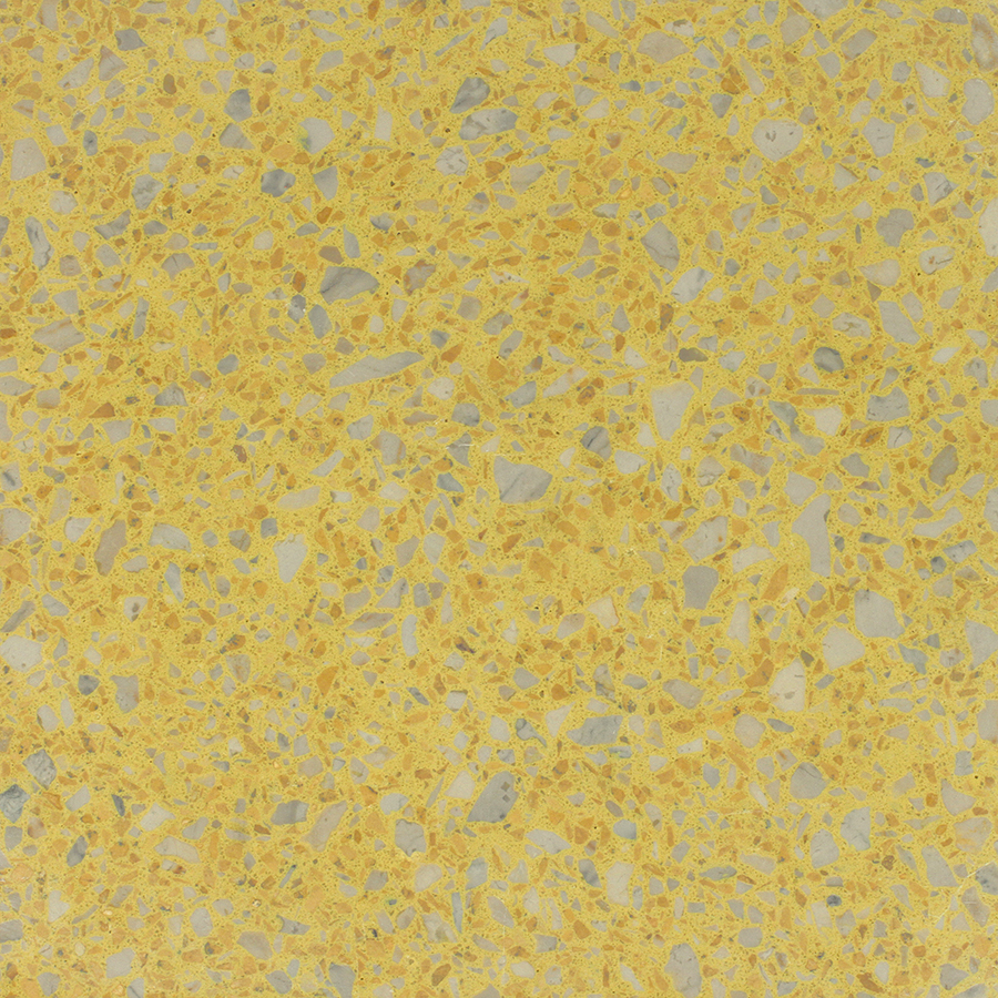 yellow gray terrazzo