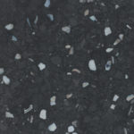 black mother of pearl terrazzo