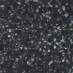 black mother of pearl terrazzo