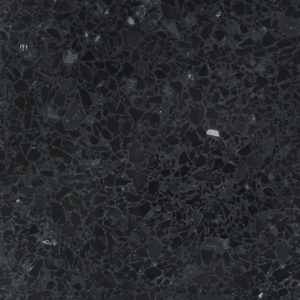 black terrazzo
