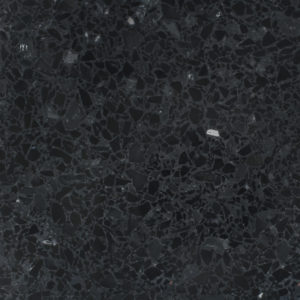 black terrazzo