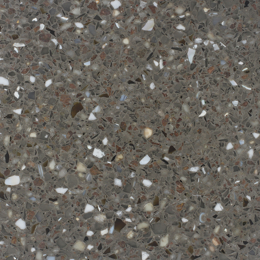 brown white mother of pearl terrazzo