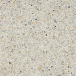 cream gray terrazzo