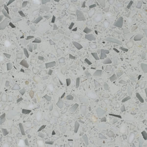 gray and white terrazzo