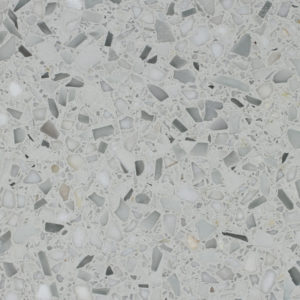 gray and white terrazzo