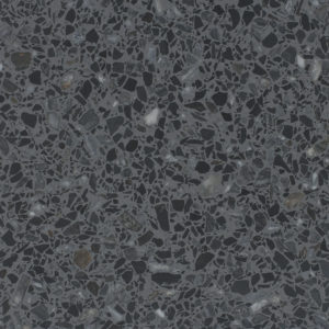 dark gray and black terrazzo