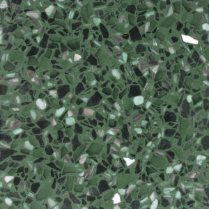 green glass mirror terrazzo