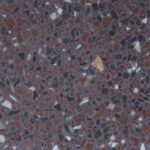 purple red mother of pearl terrazzo