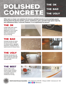 terrazzo and polished concrete