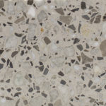 beige and gray terrazzo