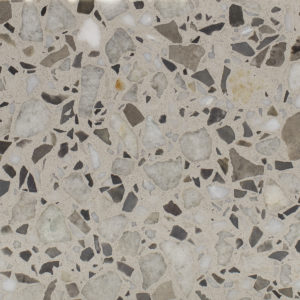 beige and gray terrazzo
